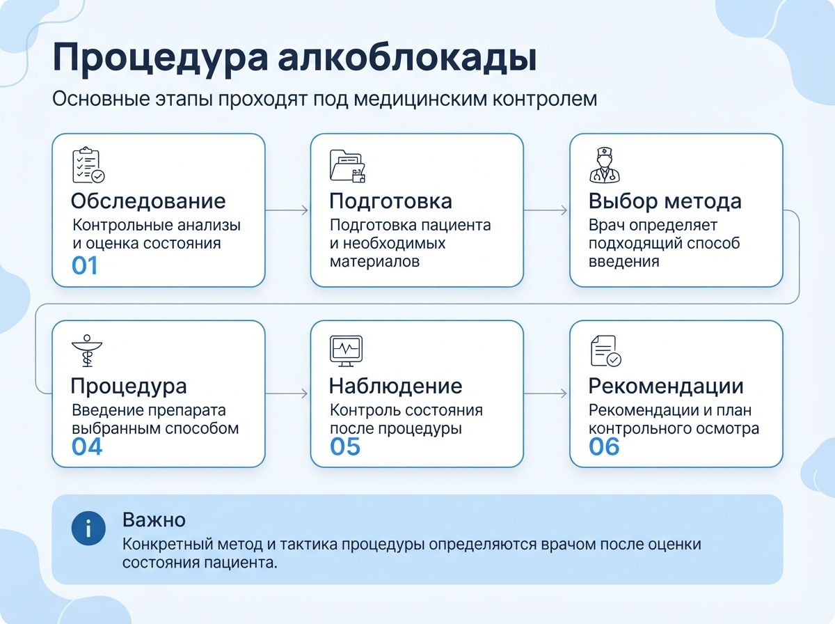 Алкоблокада — кодирование от алкоголизма инфографика